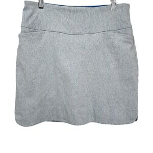 SC & CO Women's Athletic Skort Skirt  L/G Gray‎ Blue Pull On Golf Tennis